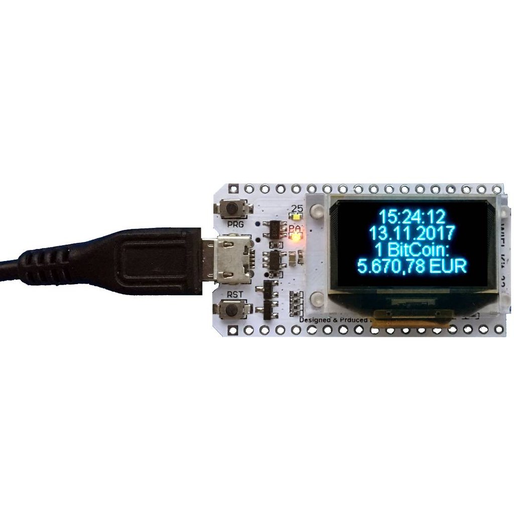 Iot Display Module Μικροηλεκτρονικά Allnet 4duino IoT WLAN Display - ESP32 Modul with 4 ...