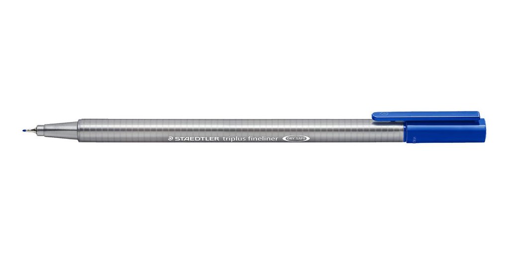 Μαρκαδόροι Staedtler Fineliner triplus Blue 4-pack-Set retail ...