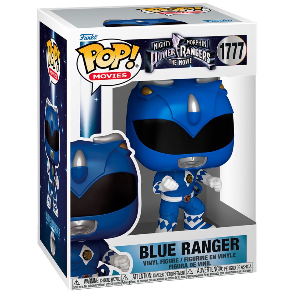 Funko Pop! Movies: Mighty Morphin Power Rangers - Blue Ranger | Goodies Officiels Superheroes - Figurine Vinyle à Collectionner - Idée Cadeau Anniversaire pour Fans et Collectionneurs Funko Pop! Movies: Mighty Morphin Power Rangers - Blue Ranger | Goodies Officiels Superheroes - Figurine Vinyle à Collectionner - Idée Cadeau Anniversaire pour Fans et Collectionneurs